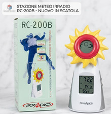 Radiosveglia IRRADIO RC-200B Stazione Meteo Barometro Vintage NUOVO NOS Scatola