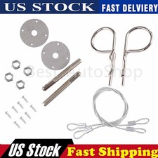 Universal Stainless Steel Hood Pins Bonnet Lock Pin Kit For Most Vehicles Universal Stainless Steel Hood Pins Bonnet Lock Pin Kit For Most Vehicles
