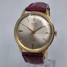 Reloj Pulsera Enicar Ultrasónico Automático 17 Joyas Vintage 35mm