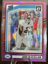 2024  Donruss - Rated Rookie Jase McClellan #375 Optic Preview Pink Prizm (RC)