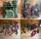 He-Man MOTU vintage lot 1980s Mattel figures + castles + vehicles + accessories