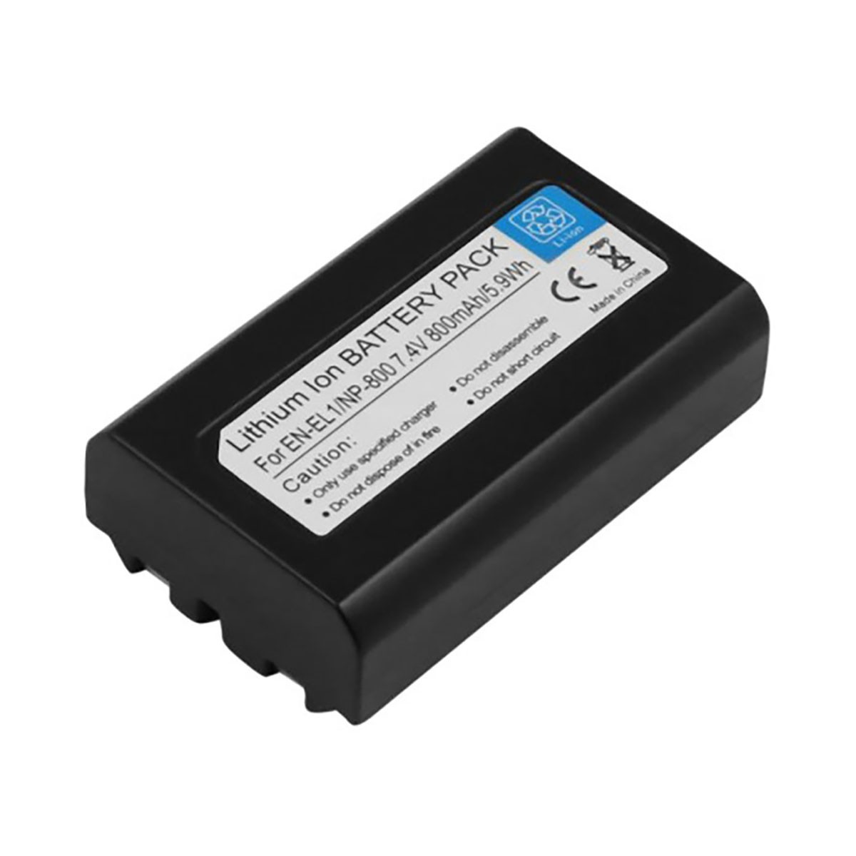 Batterie EN-EL1 Lithium-Ion sans effet mémoire pour boîtier numérique
