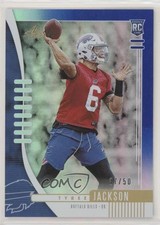 2019 Panini Absolute Rookie Blue Spectrum 37/50 Tyree Jackson #145 f1i