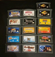 Lot of 15 Game Boy Advance GBA Games - Star Wars, Pirates, Duel Masters + More 