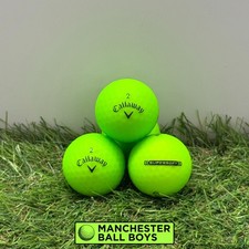 Callaway Supersoft Matte Green Golf Balls x12 Pearl / A Grade