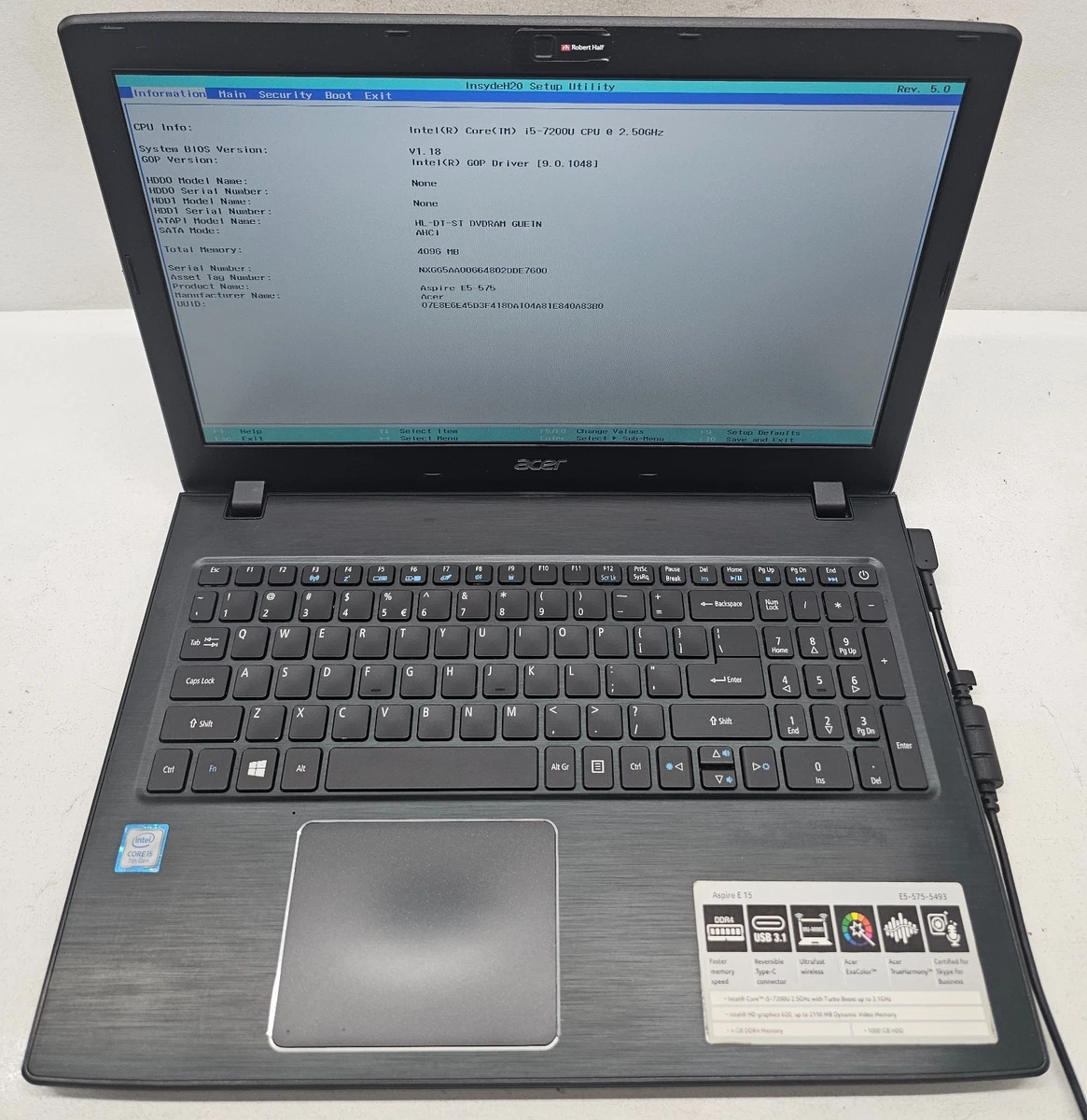 Acer Laptops & Netbooks Intel Core I5-7200U Processor for sale | eBay