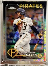 2024 Topps Chrome ☆ Ke’Bryan Hayes #285 ☆ Logofractor Edition - Pirates / Reds
