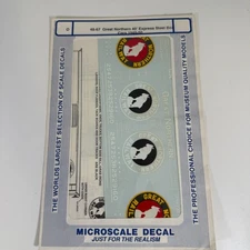 Microscale Decal 48-67 O Great Northern 40' Express Steel Box Car 1948-1950