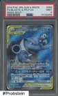 2019 Pokemon Japanese SM Remix Bout #069 FA/Blastoise & Piplup GX PSA 9