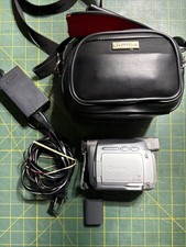 Canon Mini DV Digital Video Camcorder ZR100 Works Charging Cord Battery Case