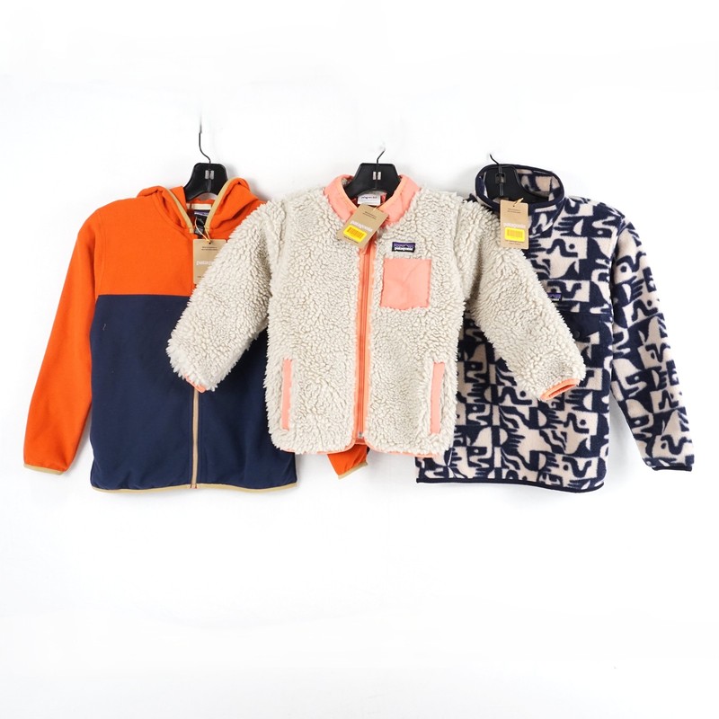 Patagonia Assorted Boys & Girls Jackets/Sweater  - Kids Sizes 4T, XS, S Lot of 3
