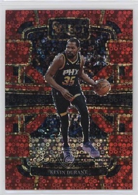 2023-24 Panini Select Concourse Red Disco Prizm 10/49 Kevin Durant #2 hs9