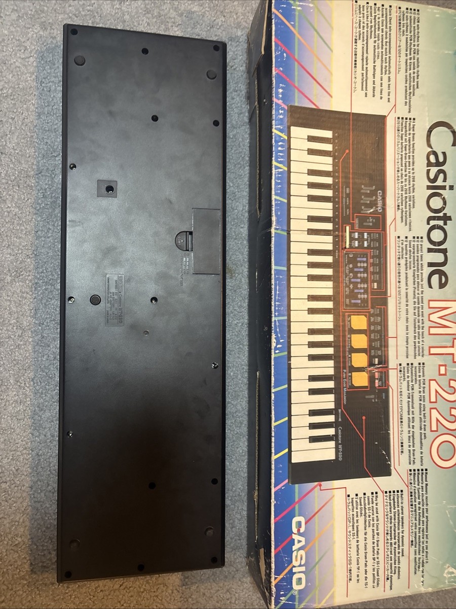 カシオトーン　MT-220 casiotone Casio Casiotone MT-220 Piano Electronic Keyboard Auto Rhythm