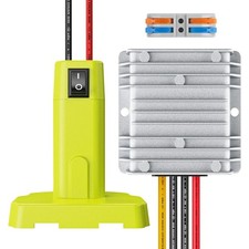 18 V to 12 V Step-Down Converter for Ryobi 18 V Battery, DC Power Adapter, Vo...