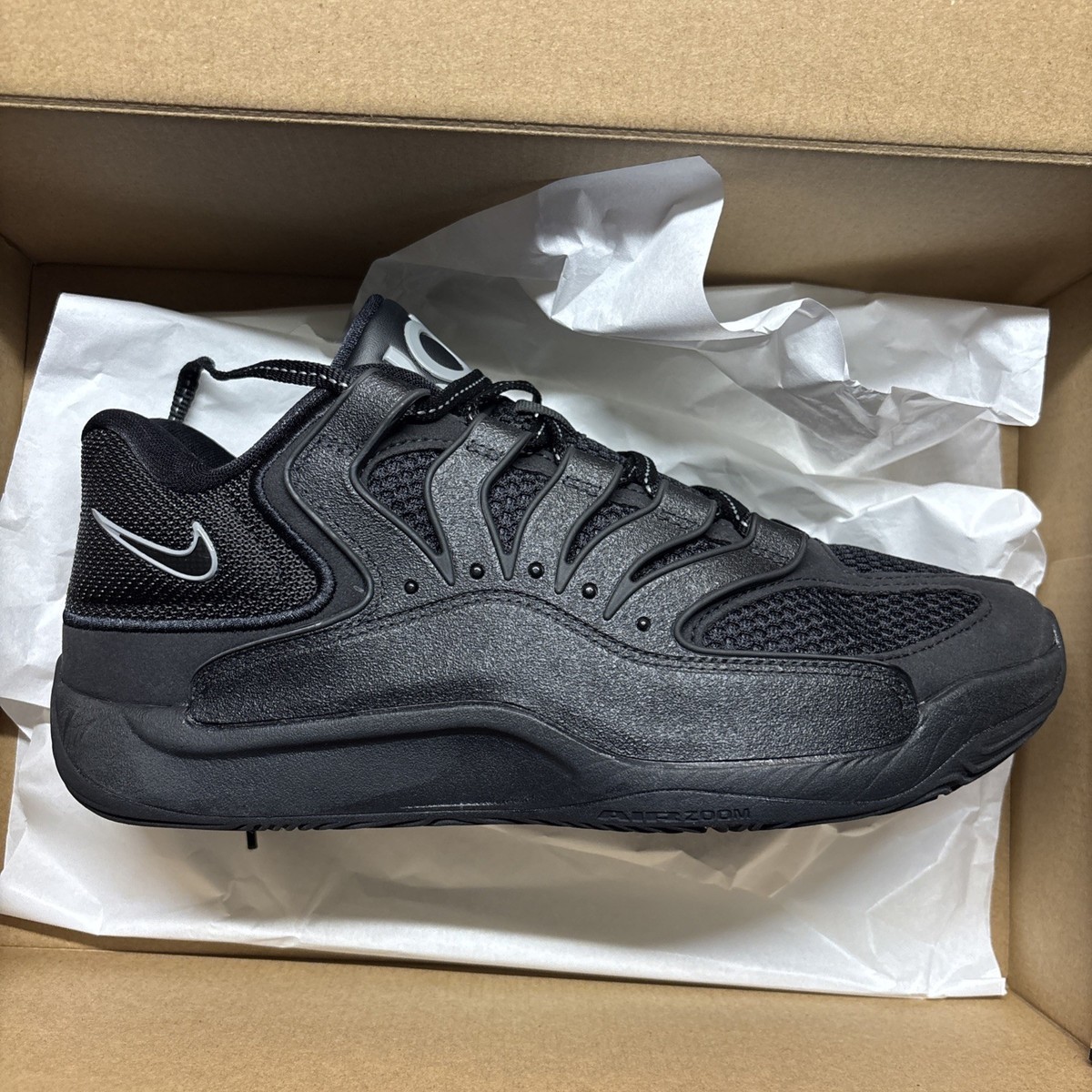Size 8M- Nike KD18 Kevin Durant Basketball Shoes Triple Black