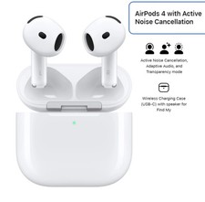 Apple AirPods 4 with Active Noise Cancellation ANC, USB-C Charging Case