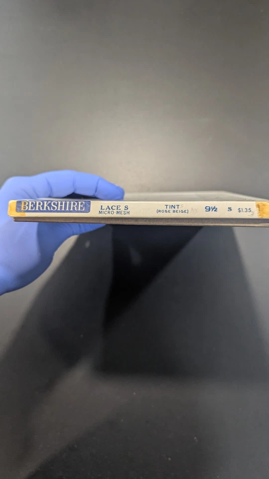 Berkshire Vintage Micro-Mesh Nylon Stockings - "Rose Beige" 9 1/2  3 Pack - Image 2 of 4