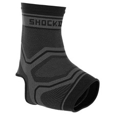 Shock Doctor Compression Knit Ankle Sleeve X-Large Grey/Black