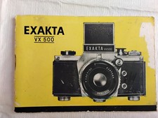 Exakta VX 500 Instruction Manual