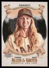2021 Topps Allen & Ginter Chrome Alyssa Nakken #285