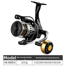 Mulinello da Pesca Tutto Metallo 10KG Trascinamento Colata Liscia per Basso Luccio e Tonno