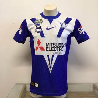 Canterbury Bulldogs Jersey Small Nike Signed Resto Project NRL 100 year 2008