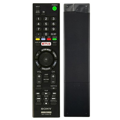 Sony RMT-TX100U TV Remote Control Replacement Works for Sony Smart TVs