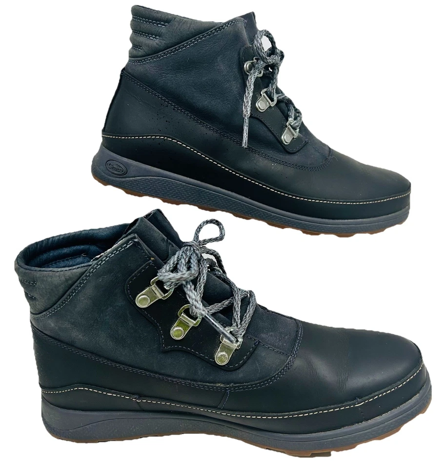 Chaco Ankle Boots Women Size 7.5 Black Outdoor Hiking Waterproof Lace Up J106804 - Image 2 of 4