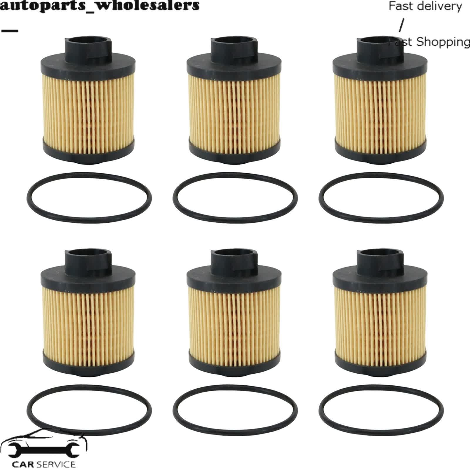 6Pcs For 2004-2008 Lamborghini Gallardo New Oil Filter 07L115561C
