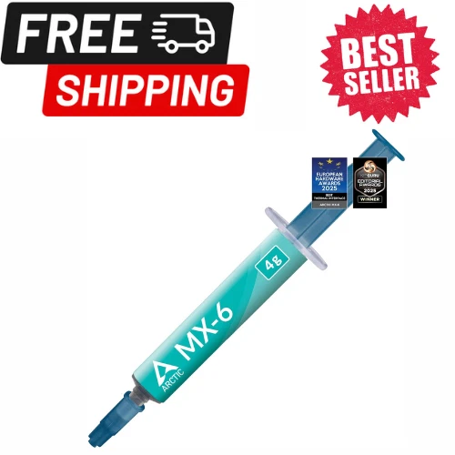 MX-6 (4G) - Ultimate Performance Thermal Paste for CPU, Consoles, Graphics Cards