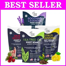 Epsom Salt Foot Soak for Tired Feet - Callus Relief Bundle