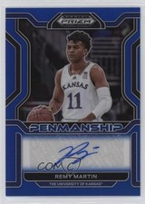 2022 Panini Prizm Draft Picks College Penmanship Blue /149 Remy Martin Auto z7j