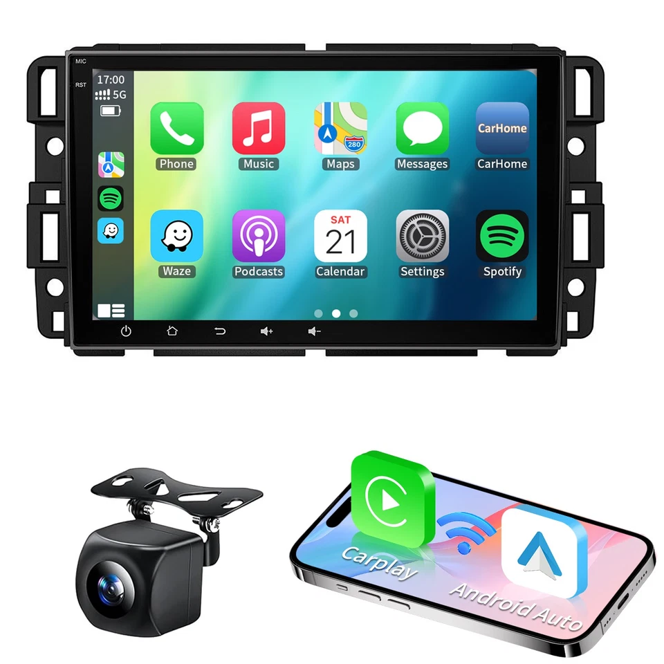 64G Android 15 автомобильный стерео радио CarPlay GPS-навигация для Chevy HHR 2006-2011 - Изображение 2 из 4