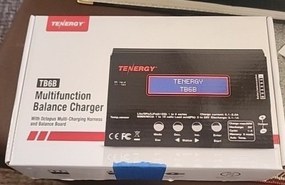 Tenergy TB6B Multifunctional Balance Charger for NiMH/NiCd/LiPo/Li-Fe Battery