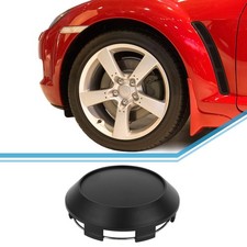 Universal Wheel Center Hub Cap Durable 102mm 4.02 Outside Diameter Matte Black