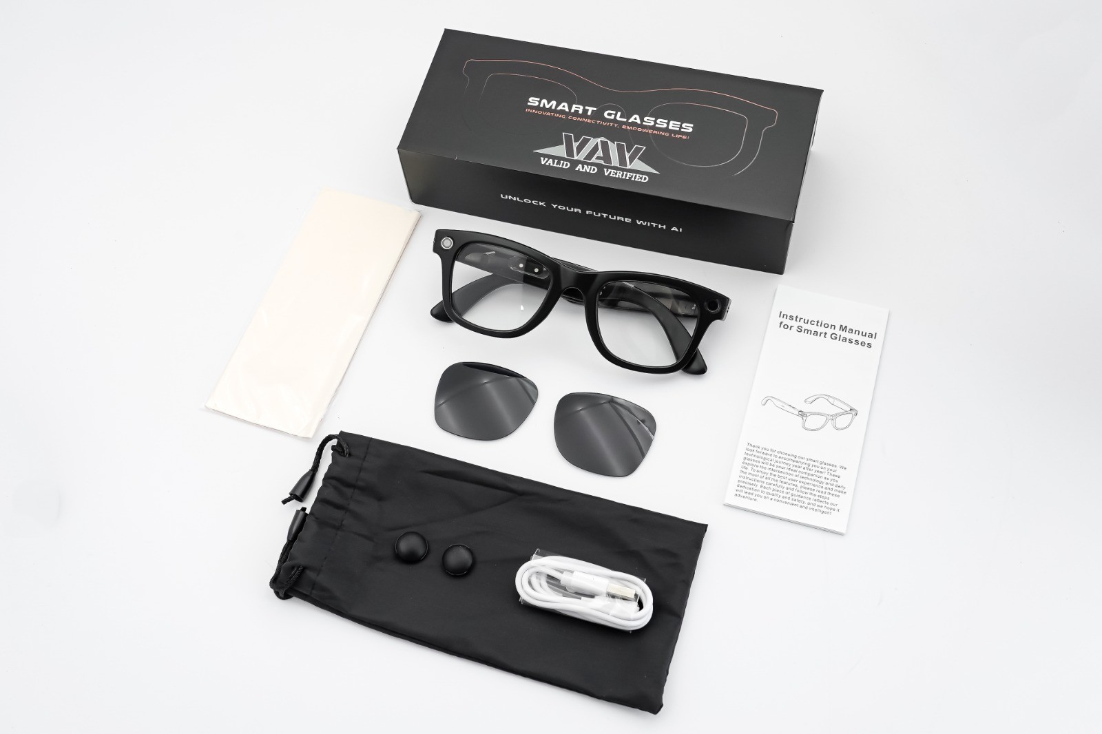 2025 Smart Glasses with HD Camera and Al Integration Future Ready Versatile Use