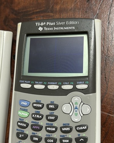Texas Instruments TI-84 Plus Silber graphischer Taschenrechner, GETESTET funktioniert super - Bild 3 von 8