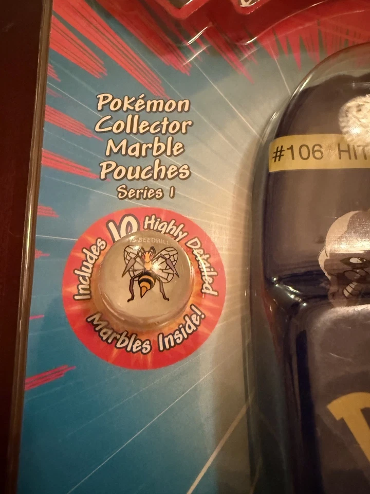 Pokemon Coleccionista Bolsas de Mármol #106 Hitmonlee Serie 1ª EDICIÓN SELLADO NUEVO Foto 3 de 3