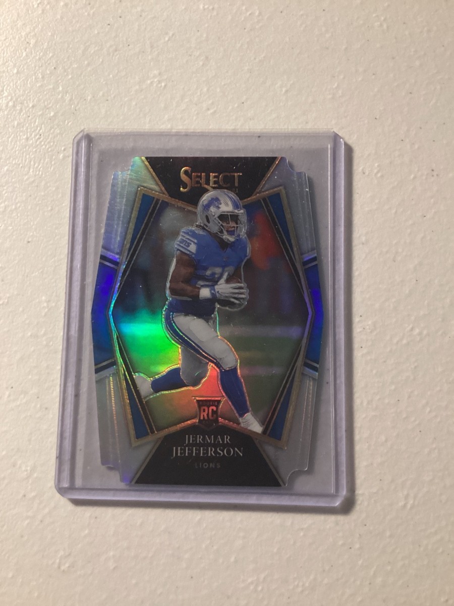 2021 Panini Select -Jermar Jefferson #200 Silver Prizm Die-Cut (RC