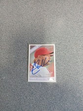 Chris Iannetta Signed In Person 2015 Topps Heritage Angels Card A20