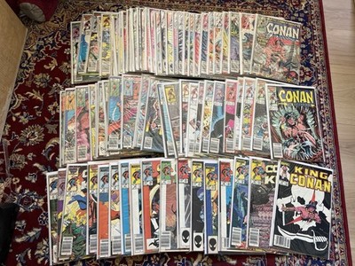 CONAN THE BARBARIAN/King LOT OF 70 COMICS. Mid Grade. Bronze Age.