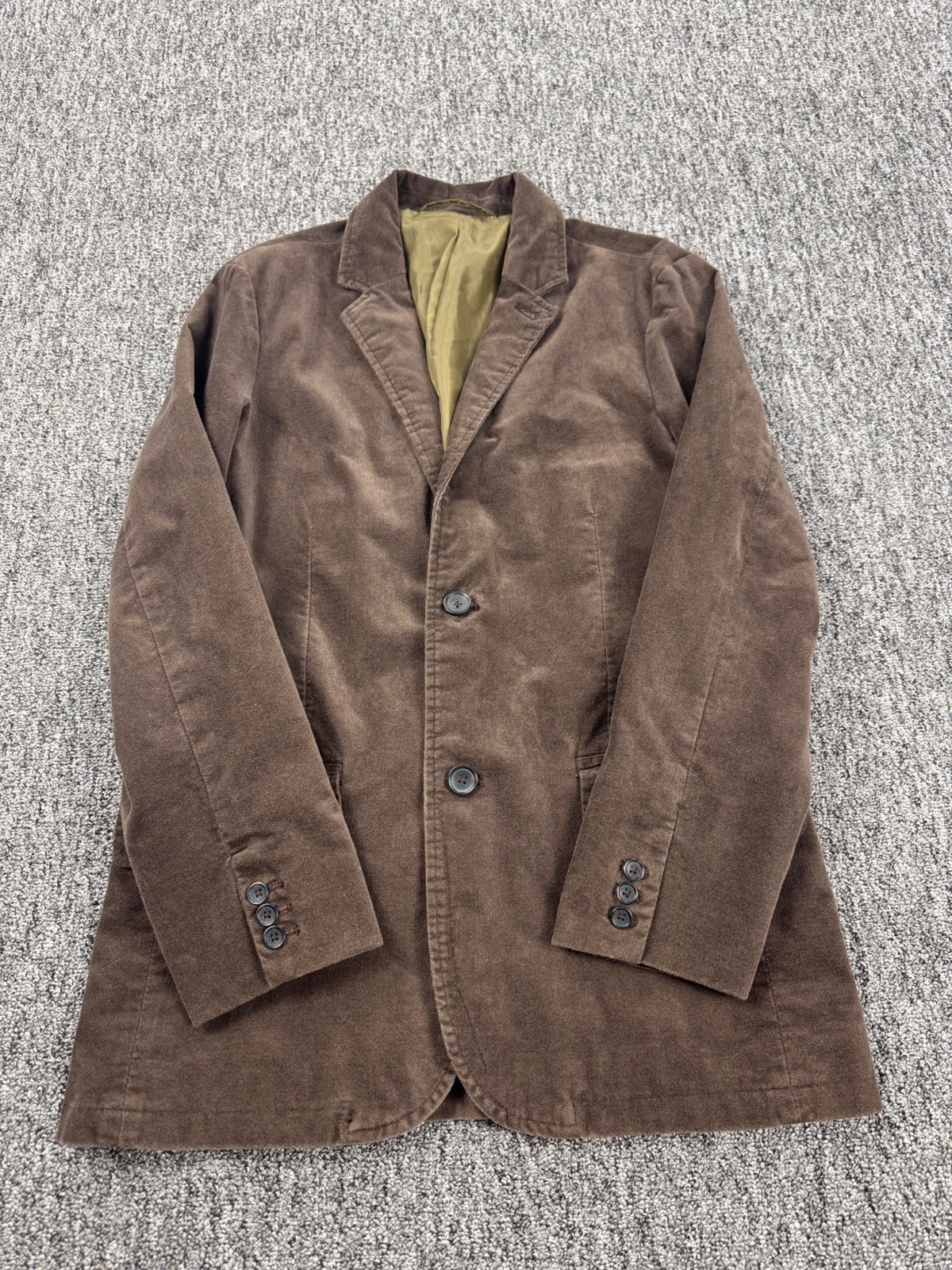 Gap Jacket Men Medium Chocolate Brown Corduroy Sp… - image 1
