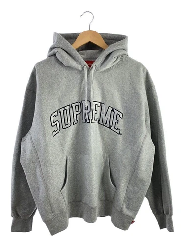 Supreme Felpa con Cappuccio 23ss Glitter Arco Felpa con Cappuccio L Cotone Grigio Usata
