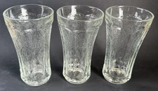 Indiana Glass Recollection Madrid Ice Tea 14 Ounce Tumblers (3) USA