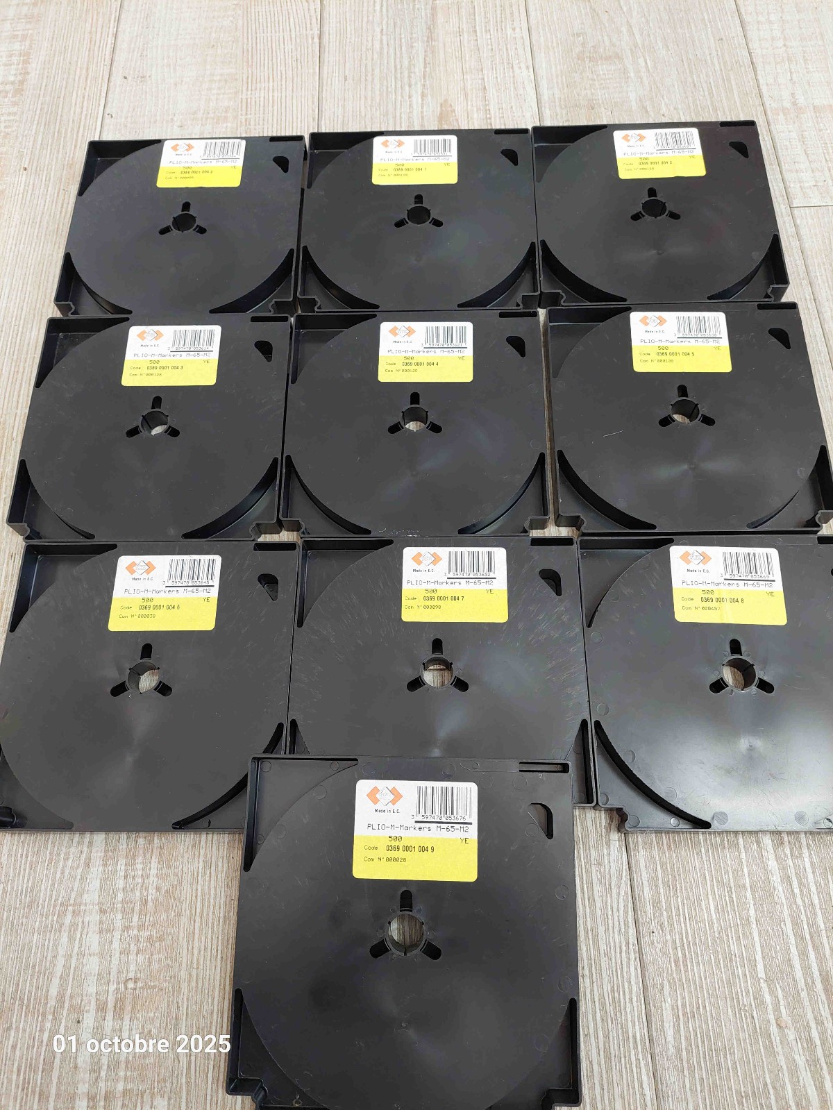 Éviter les erreurs de câblage grâce aux PLIO-M-MARKERS M-65-M2 boîtes de 0 à 9