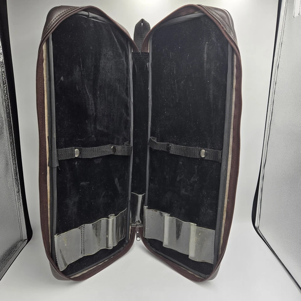 Vintage 1970 Dexter Connoisseur No-Stain Genuine Leather Knife Case Only USA - Image 3 of 4