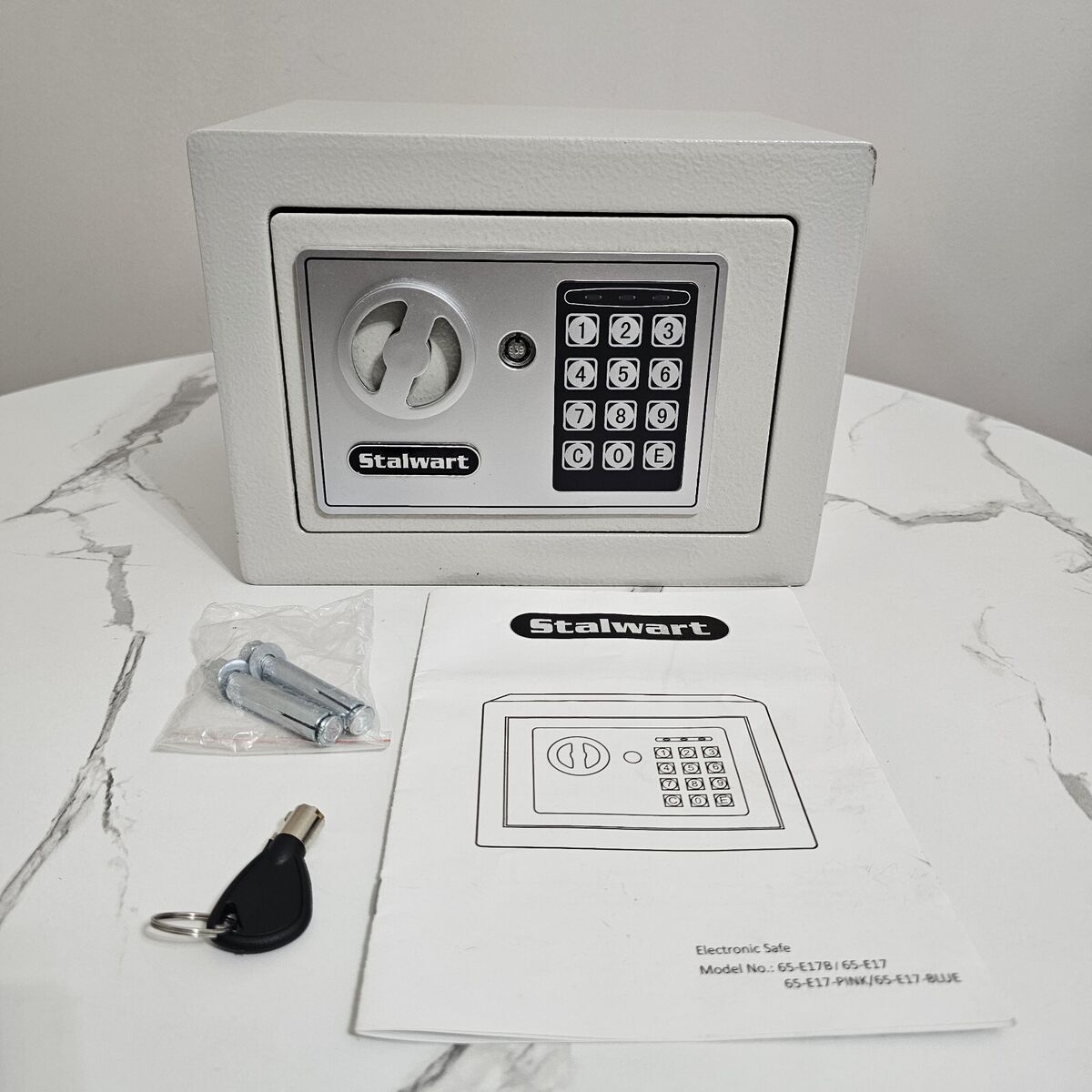 Stalwart Electronic Safe With Fingerprint Lock - Digital Biometric Safe For Home & Office