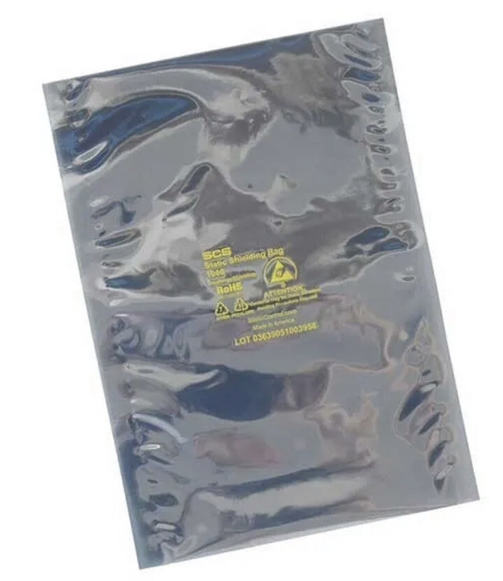 SCS 10056 1000 Series Metal-In Static Shielding Bags, 5 x 6", 10 100pk 1000total