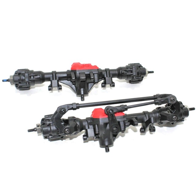 Traxxas TRX-4 Sport Crawler Portal Axles Front Rear Housing Red Diff Spool TRX4 | eBay