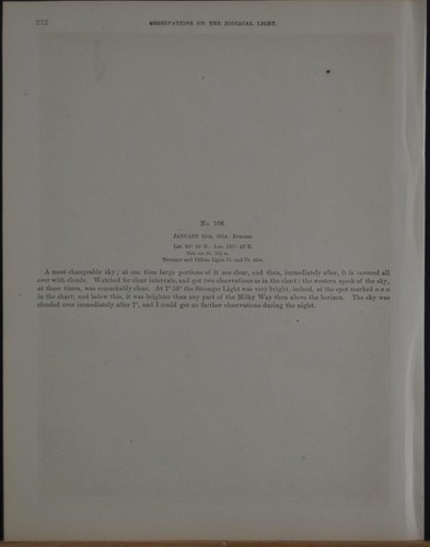 Antique Astronomy Map Zodiacal Light US Navy Frigate Mississippi Original 1850's - Imagen 8 de 8